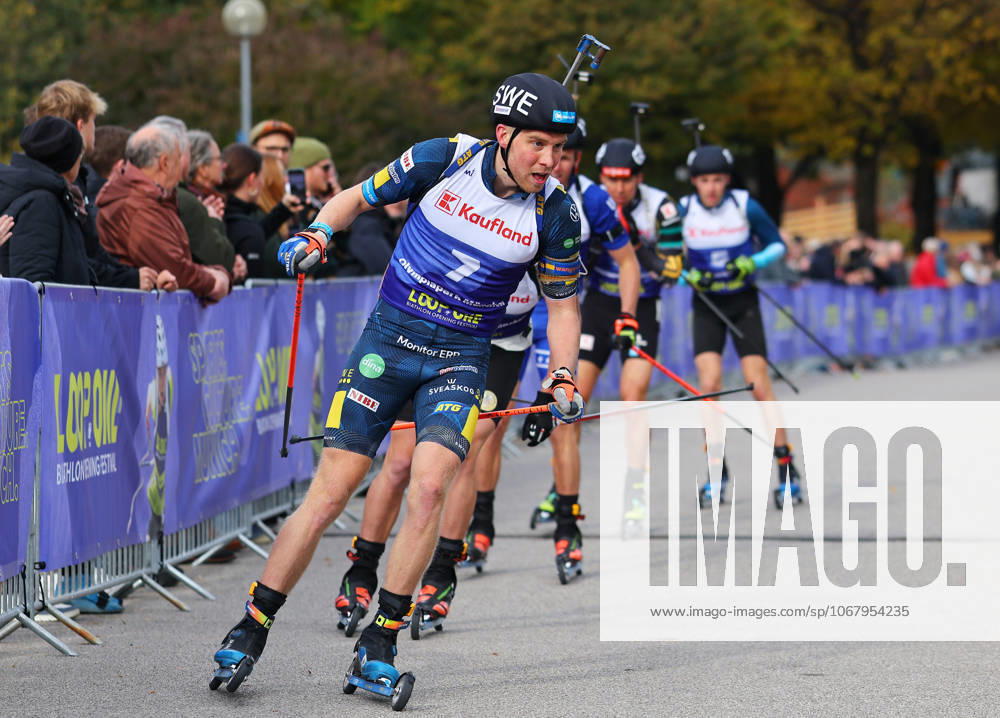 BIATHLON - Loop One Opening Festival MUNICH,GERMANY,19.OCT.25 - BIATHLON - Loop One Opening Festival. Image shows Viktor Brandt (SWE). GEPAxpictures xThomasxBachun