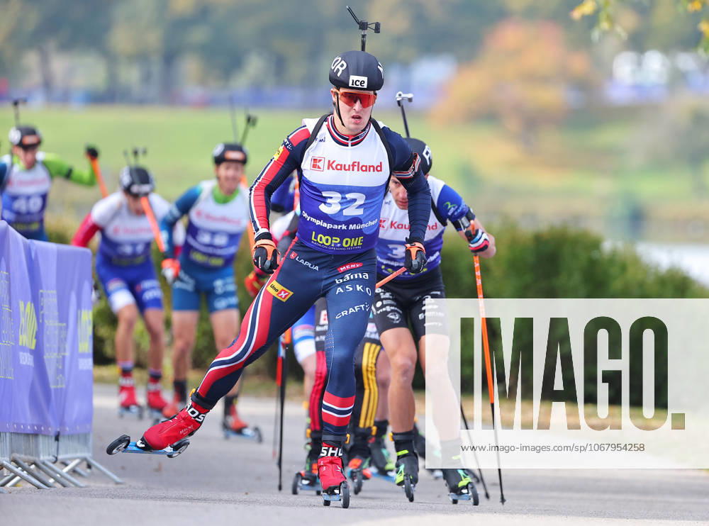 BIATHLON - Loop One Opening Festival MUNICH,GERMANY,19.OCT.25 - BIATHLON - Loop One Opening Festival. Image shows Vebjoern Soerum (NOR). GEPAxpictures xThomasxBachun