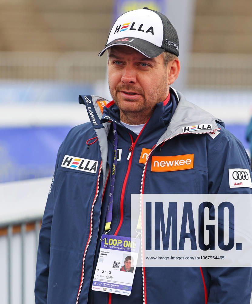 BIATHLON - Loop One Opening Festival MUNICH,GERMANY,19.OCT.25 - BIATHLON - Loop One Opening Festival. Image shows coach Alexander Jakob (AUT). GEPAxpictures xThomasxBachun