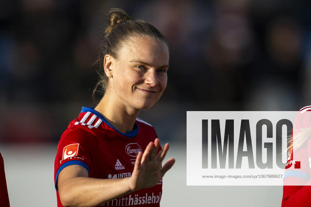 Vittsjös Julia Tunturi under fotbollsmatchen i Damallsvenskan mellan Vittsjö och Hammarby den 19 oktober 2025 i Vittsjö.
