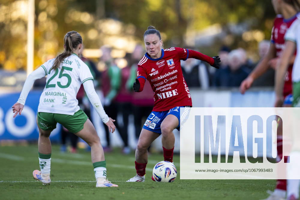 Vittsjös Julia Tunturi under fotbollsmatchen i Damallsvenskan mellan Vittsjö och Hammarby den 19 oktober 2025 i Vittsjö.
