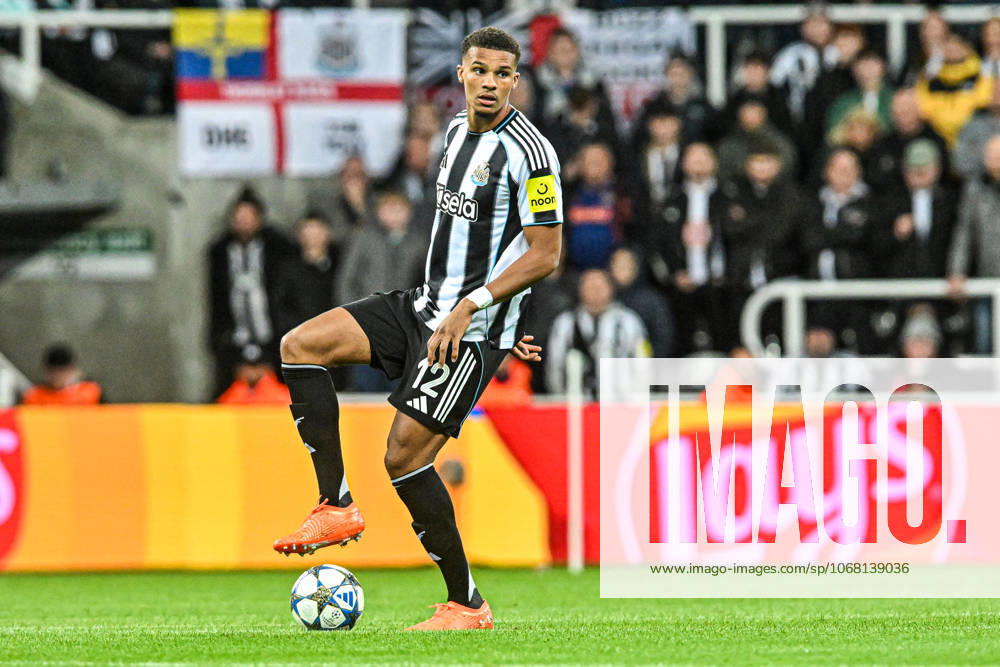 Newcastle United v Benfica UEFA Champions League Malick Thiaw of Newcastle United during the UEFA Champions League match at St. James s Park, Newcastle UK Newspapers OUT