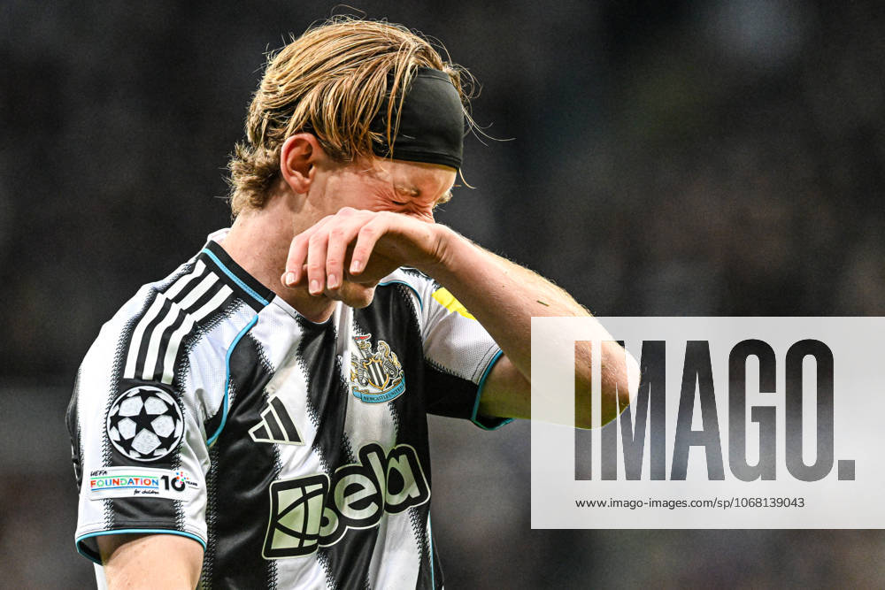 Newcastle United v Benfica UEFA Champions League Anthony Gordon of Newcastle United during the UEFA Champions League match at St. James s Park, Newcastle UK Newspapers OUT