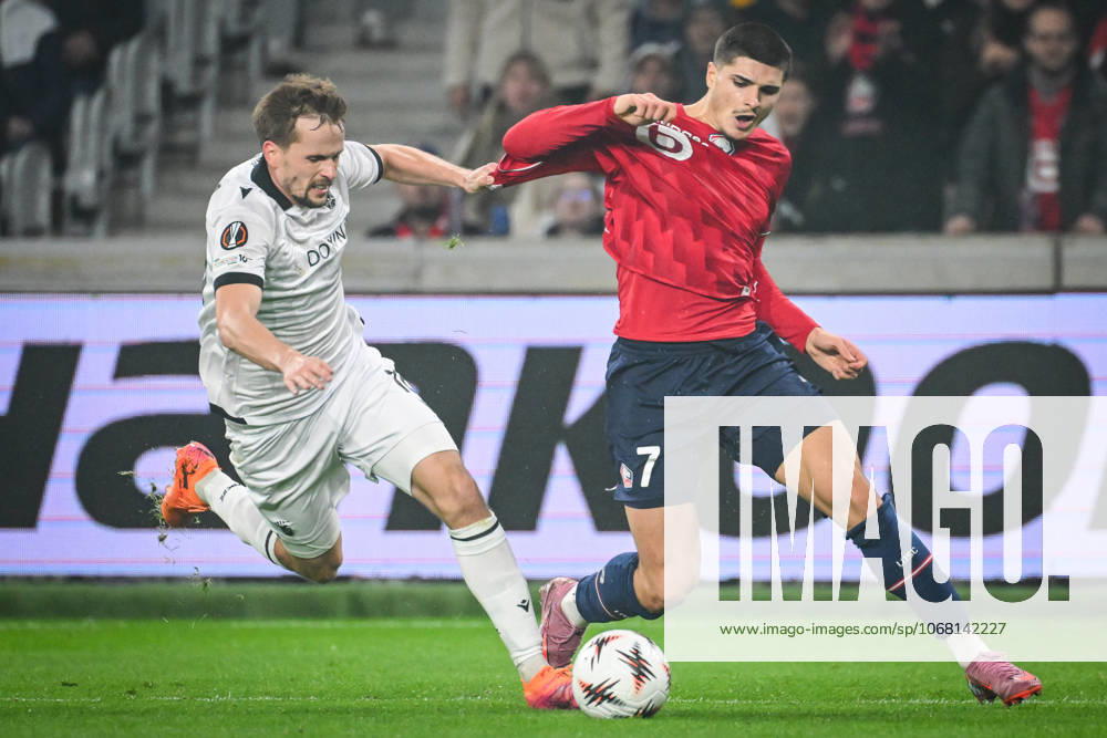 Villeneuve-D ascq, France, France: during the UEFA Europa League, League Phase MD3 match between Lille OSC (LOSC) and PAOK FC at Pierre Mauroy Stadium on October 23, 2025 in Villeneuve-d Ascq near Lille, France. Villeneuve-D ascq France - ZUMAm308 20251023_zsp_m308_009