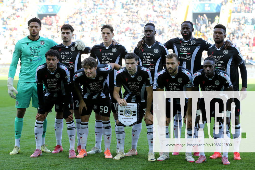 Ar Udine 25 10 2025 - campionato di calcio serie A Udinese-Lecce foto Andrea Rigano Image nella foto: formazione Udinese