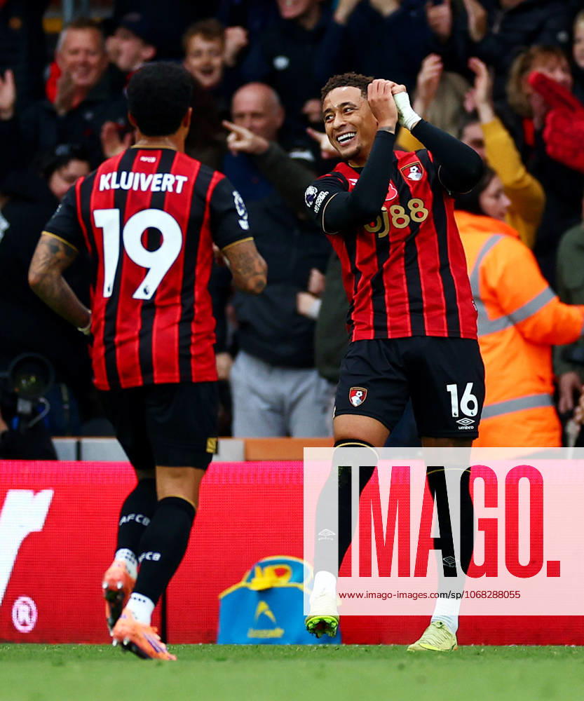 Marcus Tavernier of AFC Bournemouth celebrates scoring a goal after making the score 1-0. AFC Bournemouth v Nottingham Forest, Premier League, Football, Vitality Stadium, Bournemouth, UK - 26 Oct 2025Bournemouth Vitality Stadium United Kingdom