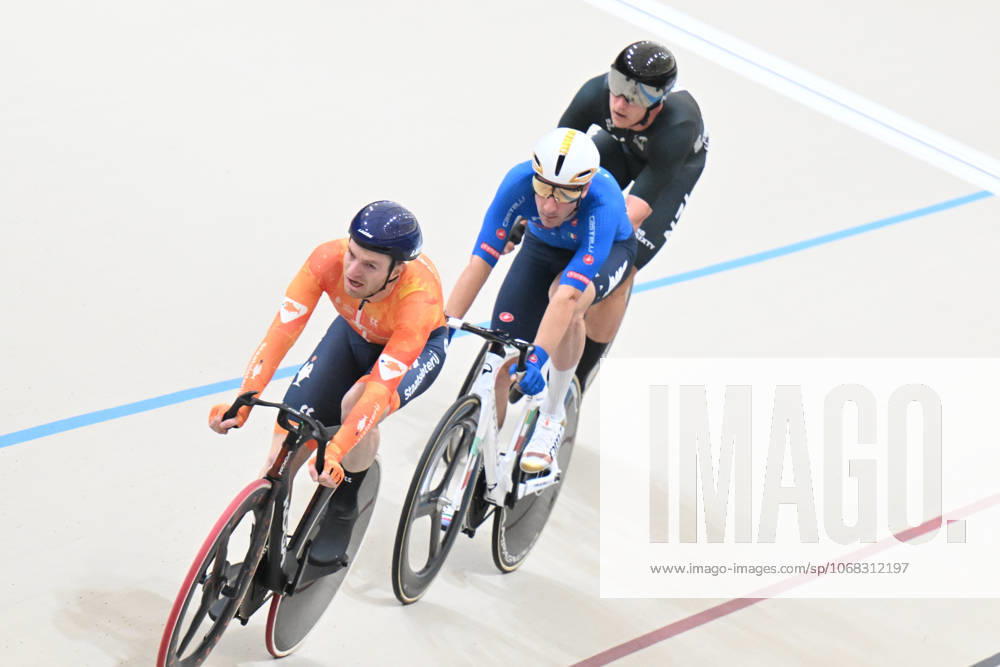 World Championships Elite Track; Giornata 05; 2025, Lotto; 2025, New Zealand; 2025, Olanda; Viviani, Elia; Stewart, Campbell; Havik, Yoeri; Santiago Del Cile - Velodromo Penalolen;