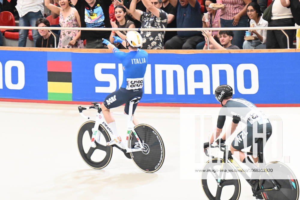 World Championships Elite Track; Giornata 05; 2025, Lotto; 2025, New Zealand; Viviani, Elia; Stewart, Campbell; Santiago Del Cile - Velodromo Penalolen;