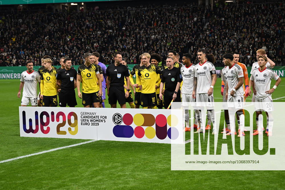 Fussball DFB Pokal 2.Runde, Eintracht Frankfurt - Borussia Dortmund v.l. We 29 Womens Euro 2029 Frankfurt am Main