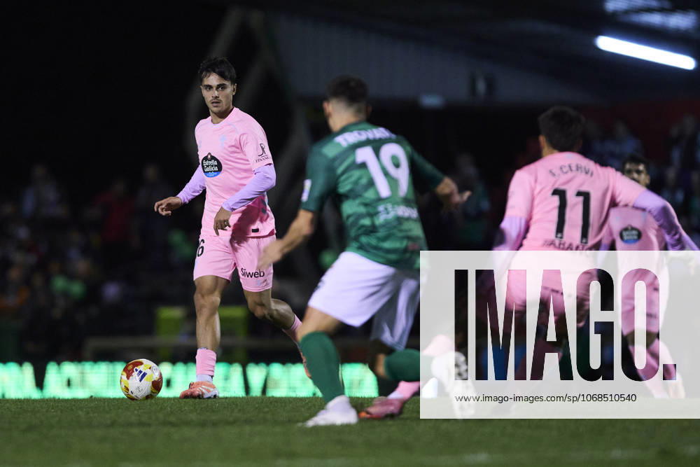 Puerto de Vega CF v RC Celta - Copa del Rey ASTURIAS, SPAIN - OCTOBER 30: Miguel Roman of RC Celta de Vigo in action during the Copa del Rey first round match between Puerto de Vega CF and RC Celta at Campo Municipal El Pardo on October 30, 2025 in Asturias, Spain. (Photo by Diego Simon Photo Players Images Magara Press) Asturias Estadio Municipal El Pardo Spain