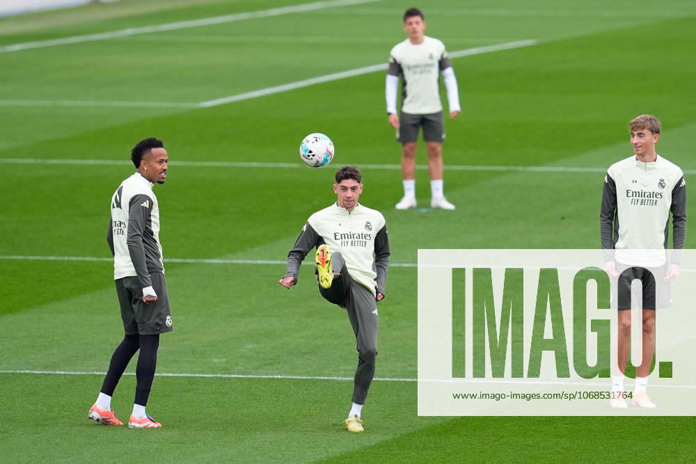 Federico Valverde during the training day of Real Madrid ahead the Spanish League, LaLiga EA Sports, football match against Valencia CF at Ciudad Deportiva Real Madrid on October 31, 2025, in Valdebebas, Madrid, Spain. Valdebebas Spain - ZUMAa181 20251031_zaa_a181_051