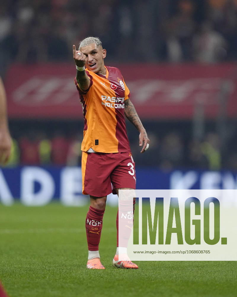 Galatasaray v Trabzonspor Turkish Super League Lucas Sebastian Torreira Di Pascua of Galatasaray SK reacts during the Turkish Super League match between Galatasaray and Trabzonspor at the Rems Park Stadium on November 1, 2025 in Istanbul, Turkey. (Photo by Gokhan Taner Middle East Images) Istanbul Istanbul Türkiye
