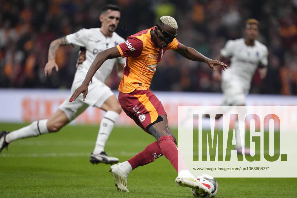 Galatasaray v Trabzonspor Turkish Super League Victor James Osimhen of Galatasaray SK is seen in action during the Turkish Super League match between Galatasaray and Trabzonspor at the Rems Park Stadium on November 1, 2025 in Istanbul, Turkey. (Photo by Gokhan Taner Middle East Images) Istanbul Istanbul Türkiye