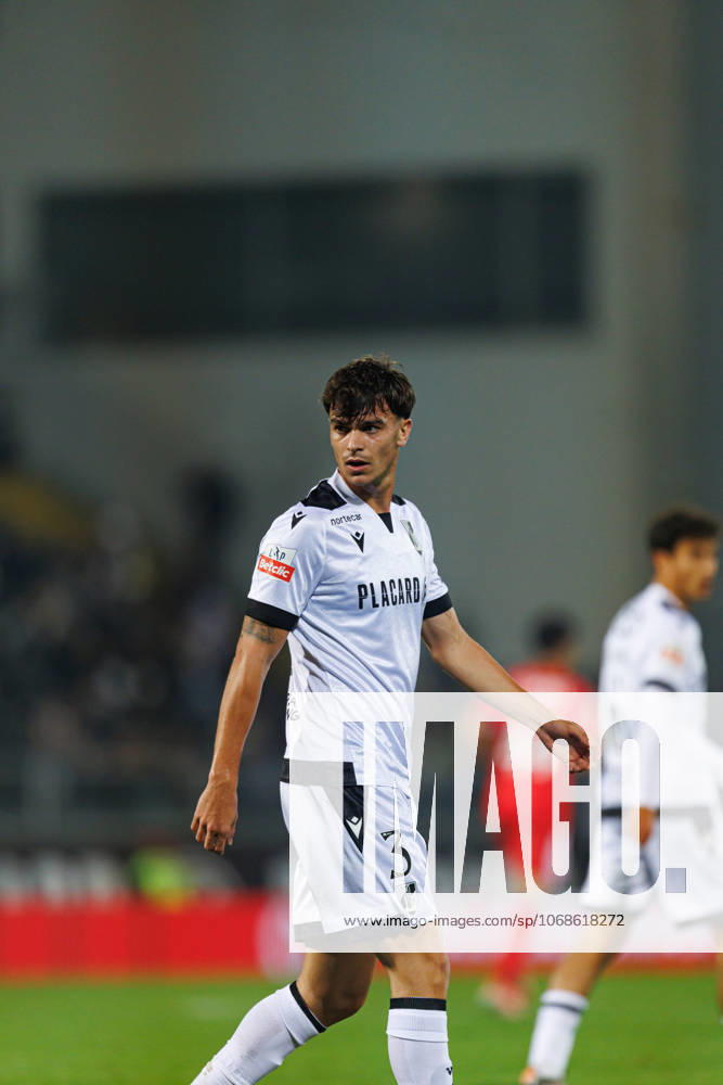 Miguel Nobrega seen during Liga Portugal game between teams of Vitoria SC and SL Benfica (Bernardo Benjamim Ball Raw Images) Lisbon Estadio Jose Alvalade Portugal