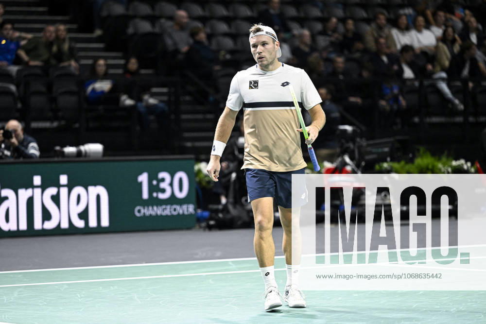 Rolex Paris Masters day 5 Francisco Cabral and Lucas Miedler during a doubles match the Rolex Paris Masters 1000 ATP, Tennis Herren tennis tournament at the La Defense Arena on October 31, 2025 in Paris, France. Photo by Victor Joly ABACAPRESS.COM Paris France
