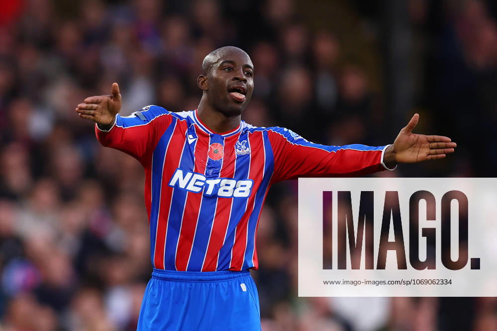 London, England, 9th November 2025. Jean-Philippe Mateta of Crystal Palace during the Crystal Palace vs Brighton and Hove Albion Premier League match at Selhurst Park, London. Picture credit should read: Paul Terry Sportimage . SPI_072_PT_Crystal_Palace_Brighton SPI-4277-0072