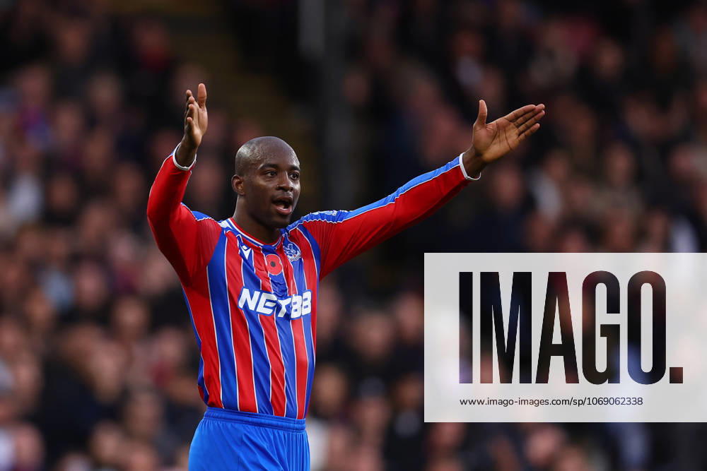 London, England, 9th November 2025. Jean-Philippe Mateta of Crystal Palace during the Crystal Palace vs Brighton and Hove Albion Premier League match at Selhurst Park, London. Picture credit should read: Paul Terry Sportimage . SPI_074_PT_Crystal_Palace_Brighton SPI-4277-0074