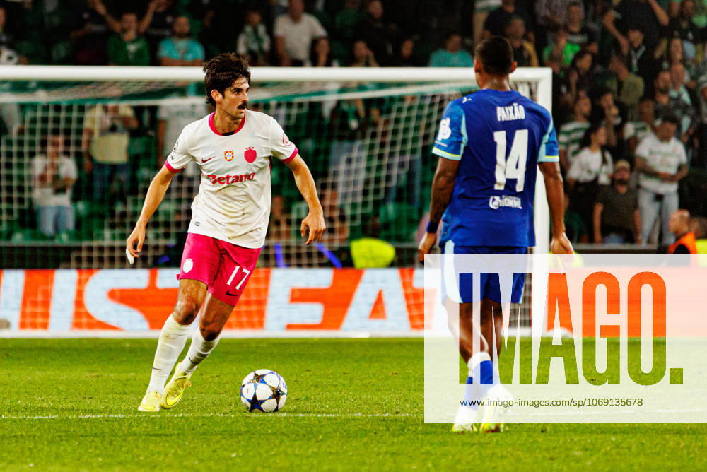 Francisco Trincao seen during UEFA Champions League 25 26 league phase game between teams of Sporting CP and Olympique de Marseille at Estadio Jose Alvalade (Luis Loureiro Ball Raw Images) Lisbon Estadio Jose Alvalade Portugal