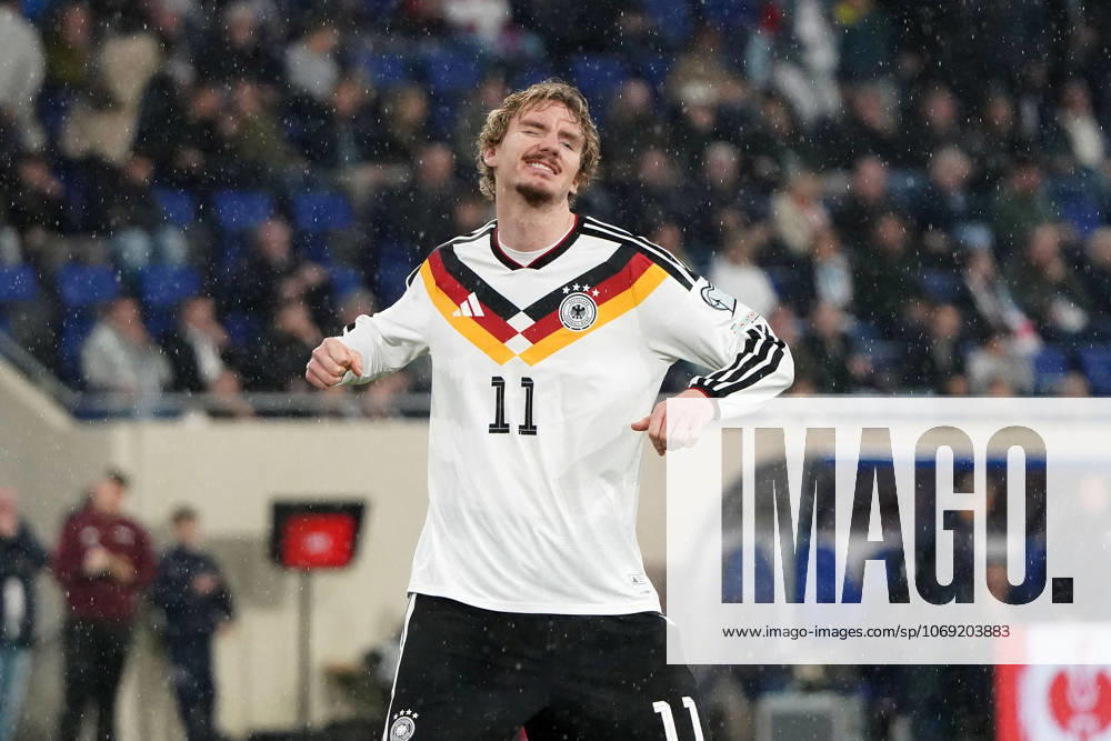 DFB Maenner Nationalmannschaft, Men national team, Nationalteam , WM 2026 Qualifikation, World Cup 2026 Qualifiers, luxembourg vs Deutschland, stade de Luxembourg Nick Woltemade Deutschland Aktion, Einzelbild,