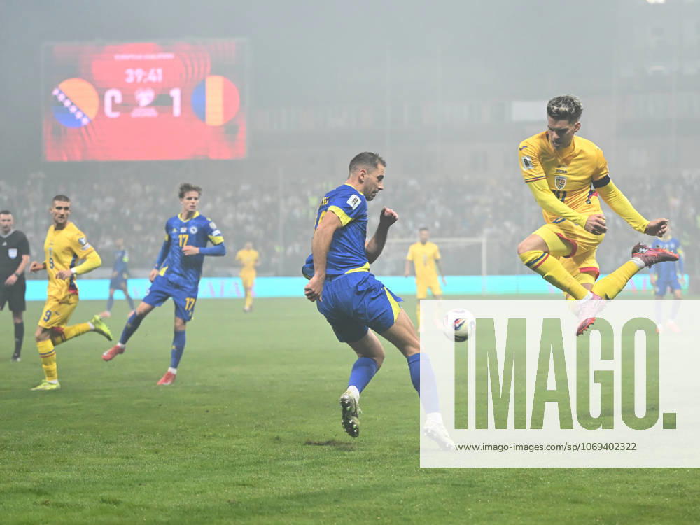 Ianis Hagi during the football match between Bosnia and Herzegovina and Romania, during the 2026 World Cup Qualifiers, at the Bilino Polje Stadium in Zilina, Saturday, November 15, 2025 Zilina