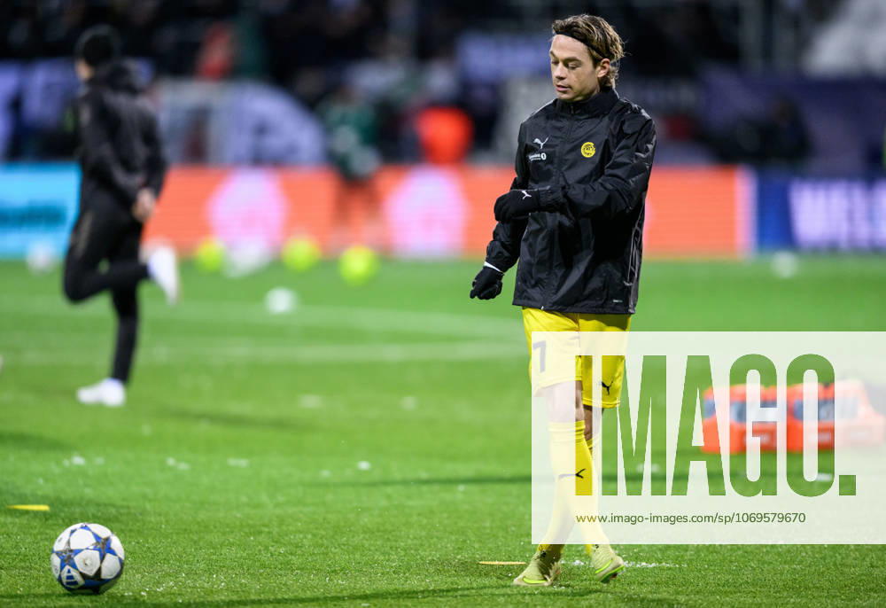 Patrick Berg of Bodo Glimt ahead of the UEFA Champions League football match between Bodo Glimt and Juventus on November 25, 2025 in Bodo. Photo: Marius Simensen BILDBYRAN COP 238 MM0049 bbeng football fotball fotboll soccer uefa champions league mesterligaen bodo glimt juventus