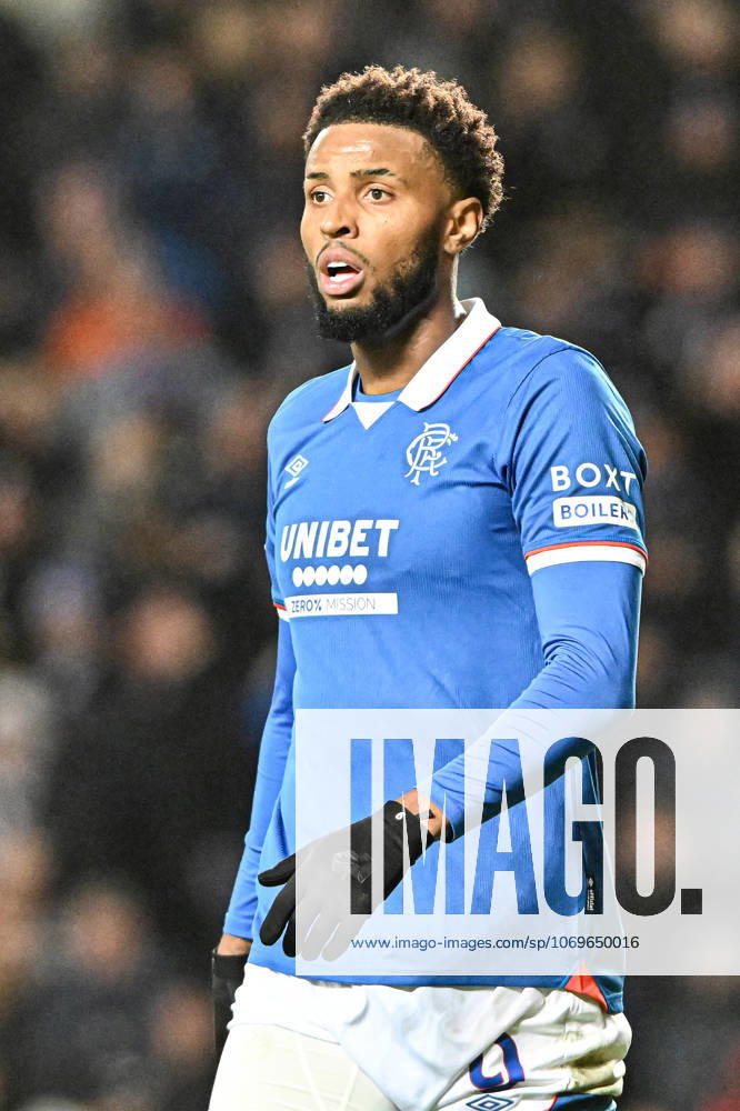 Rangers v S.C. Braga UEFA Europa League Youssef Chermiti of Rangers during the UEFA Europa League match at Ibrox Stadium, Glasgow UK Newspapers OUT
