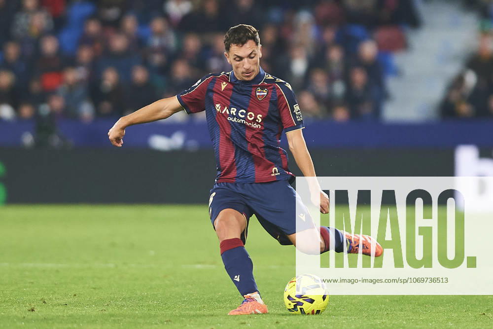 Jon Ander Olasagasti (Levante UD) during the LaLiga EA Sports match between Levante UD and Athletic Club at Ciudad de Valencia on November 29, 2025 in Valencia, Spain. (Photo by Maria Jose Segovia DeFodi Images)