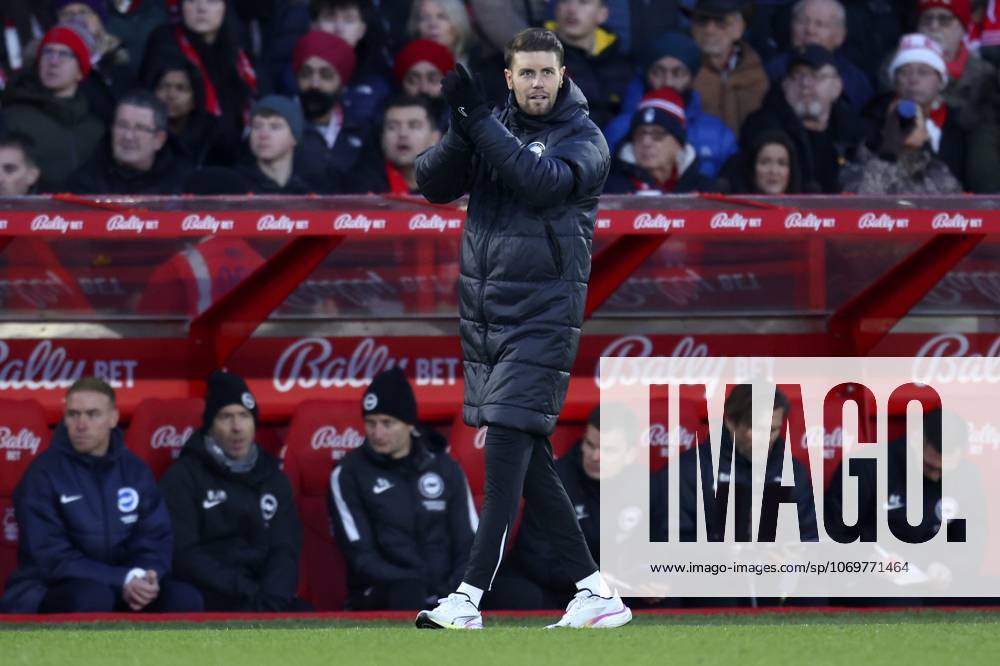 Nottingham Forest v Brighton & Hove Albion - Premier League Fabian Hurzeler, Manager of Brighton and Hove Albion on the side line during the Premier League match between Nottingham Forest and Brighton & Hove Albion at City Ground on November 30, 2025 in Nottingham, England. Nottingham City Ground England United Kingdom