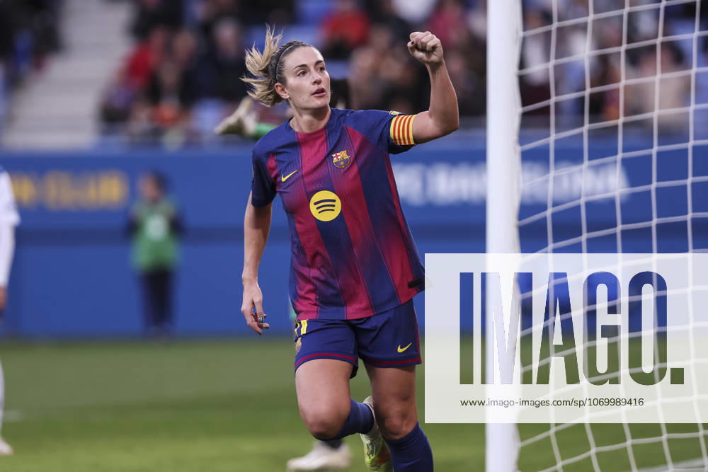 Alexia Putellas Segura of FC Barcelona, Barca celebrates a goal during the Spanish Women league, Liga F, football match played between FC Barcelona and Costa Adeje Tenerife at Johan Cruyff Stadium on December 06, 2025 in Sant Joan Despi, Barcelona. Sant Joan Despi Spain - ZUMAa181 20251206_zaa_a181_202