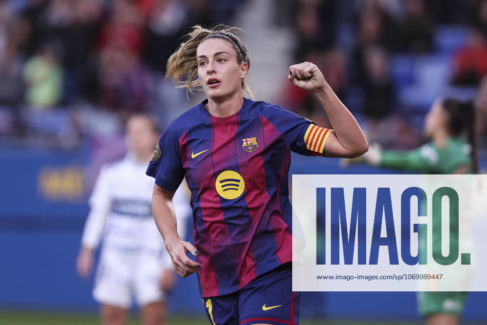 Alexia Putellas Segura of FC Barcelona, Barca celebrates a goal during the Spanish Women league, Liga F, football match played between FC Barcelona and Costa Adeje Tenerife at Johan Cruyff Stadium on December 06, 2025 in Sant Joan Despi, Barcelona. Sant Joan Despi Spain - ZUMAa181 20251206_zaa_a181_206