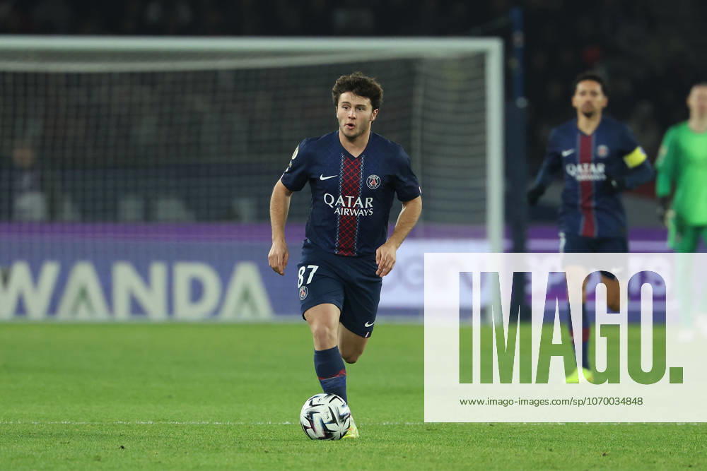 FBL-FRA-LIGUE1-Paris Saint Germain - Stade Rennes Joao Neves (Paris Saint-Germain) during the French L1 football match between Paris Saint-Germain (PSG) an Stade Rennes at Parc des Princes Paris ,France, on December 06, 2025.