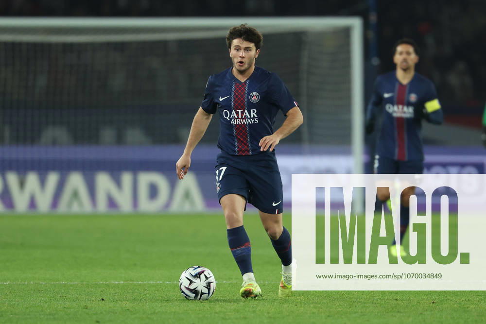 FBL-FRA-LIGUE1-Paris Saint Germain - Stade Rennes Joao Neves (Paris Saint-Germain) during the French L1 football match between Paris Saint-Germain (PSG) an Stade Rennes at Parc des Princes Paris ,France, on December 06, 2025.