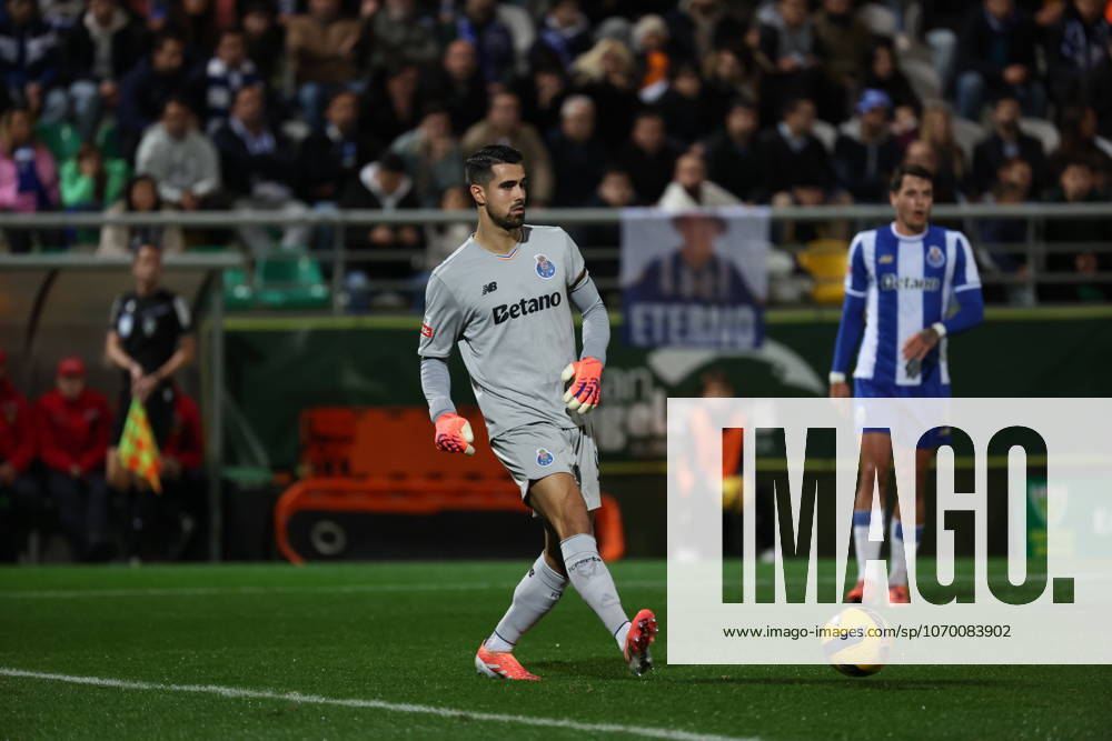 Diogo Costa (FC Porto) in action during the match between CD Tondela and FC Porto, valid for Liga Portugal Betclic 2025 2026 at Estadio Joao Cardoso on 7 December 2025. Tondela Estadio Joao Cardoso Tondela Portugal