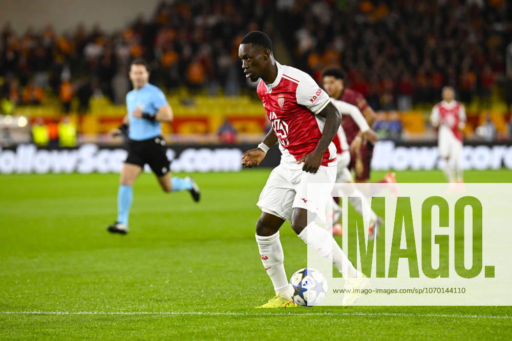 Folarin Balogun (ASM) - UEFA Champions League match between AS Monaco and Galatasaray SK on December 9, 2025 at the Louis II Stadium in Monaco.