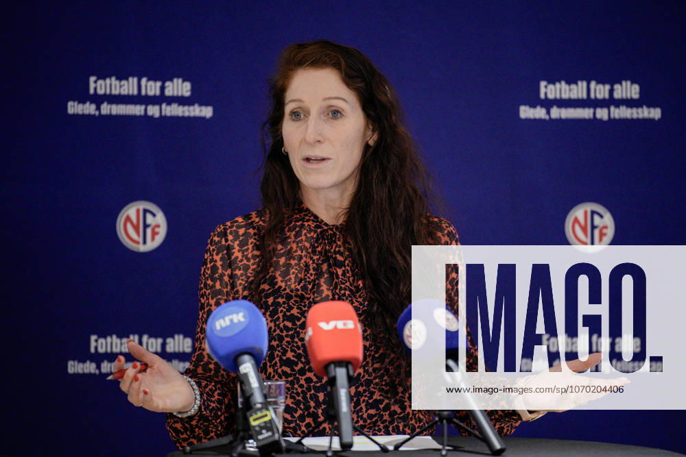 Press meeting with NFF Oslo 20251211 President of the Norwegian Football Association, Lise Klaveness attends press conference at Ullevaal Stadium to summarize the 2025 season and prospects for the 2026 World Cup Photo Stian Lysberg Solum NTB Oslo Norway RESTRICTED USE FOR BETTING COMPANIES