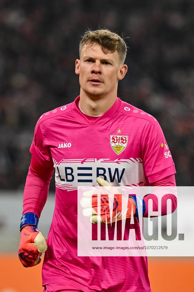 Europa League; VfB Stuttgart - Maccabi Tel Aviv; 11.12.2025 STUTTGART, GERMANY - 11. DECEMBER: im Bild Alexander NUEBEL (VfB Stuttgart 33) Einzelfoto Freisteller während dem Match zwischen dem VfB Stuttgart und Maccabi Tel Aviv am 6. Spieltag der UEFA Europa League Ligaphase in der MHP Arena
