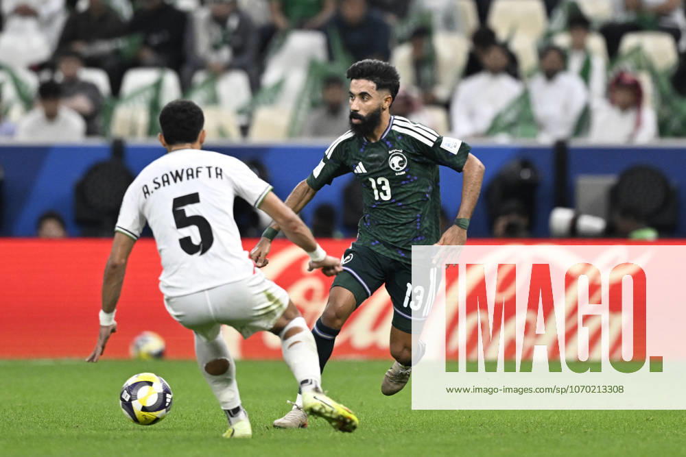 Palestine v Saudi Arabia - 2025 FIFA Arab Cup LUSAIL, QATAR - DECEMBER 11: Nawaf Boushal of Saudi Arabia in action during their 2025 FIFA Arab Cup quarterfinal match between Palestine and Saudi Arabia at Lusail Stadium in Lusail, Qatar on December 11, 2025. Stringer Anadolu Lusail Qatar. Editorial use only. Please get in touch for any other usage.