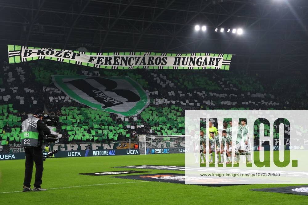 Ferencvaros pose for a photo during the UEFA Europa League league phase match at the Groupama Arena, Budapest. Ferencvaros v Rangers - UEFA Europa League - League Phase - Groupama Arena, Budapest, Hungary - 11 Dec 2025Budapest Groupama Arena United Kingdom