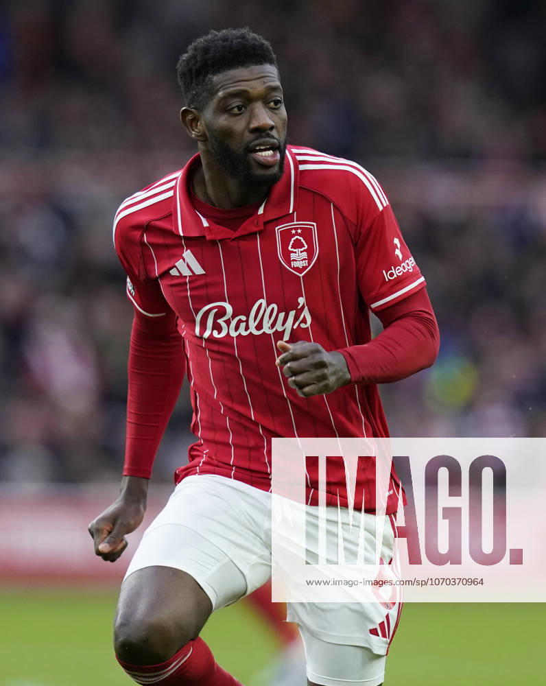 Nottingham, England, 14th December 2025. Ibrahim Sangare of Nottingham Forest during the Nottingham Forest vs Tottenham Hotspur Premier League match at the City Ground, Nottingham. Picture credit should read: Andrew Yates Sportimage . SPI_111_AY_Forest_Spurs SPI-4376-0120