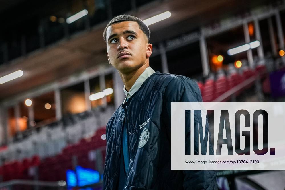 , Sparta stadium ˜Het Kasteel , season 2025 2026 , Dutch KNVB Beker football , match between Excelsior Maasluis and Ajax , picture shows Ajax player Abdellah Ouazane Excelsior Maassluis - Ajax (cup) x200242145x
