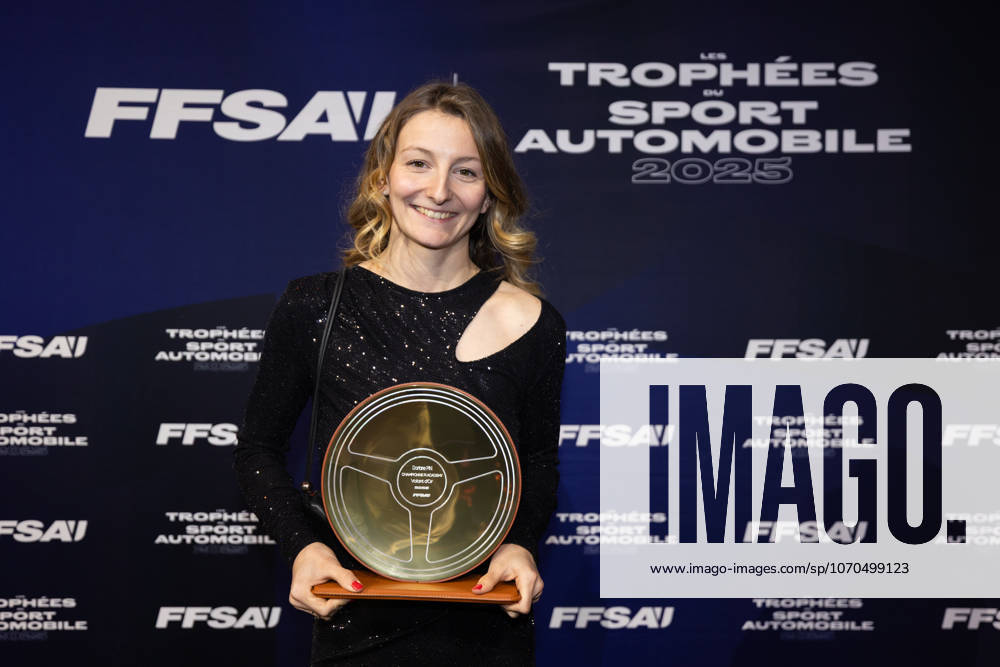 FFSA - LES TROPHEES DU AUTOMOBILE 2025 PIN Doriane, Championne F1 Academy, Volant d Or, portrait during Les Trophà es du Sport Automobile 2025 at Salle Pleyel, on December 18, 2025 in Paris, France - ParisFrance