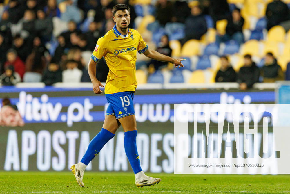 Andre Lacxmicant seen during Liga Portugal game between teams of GD Estoril Praia and SC Braga at Estadio Antonio Coimbra da Mota (Maciej Rogowski Ball Raw Images) Estoril Estadio Antonio Coimbra da Mota Portugal