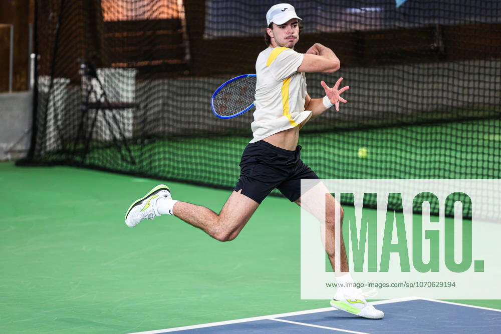 Portugals Top 3 Tennis Players Preparing For The 2026 Season Jaime Faria of Portugal prepares for the 2026 season at Clube de Tenis do Jamor in Lisbon, Portugal, on December 19, 2025. Lisbon Lisboa Portugal