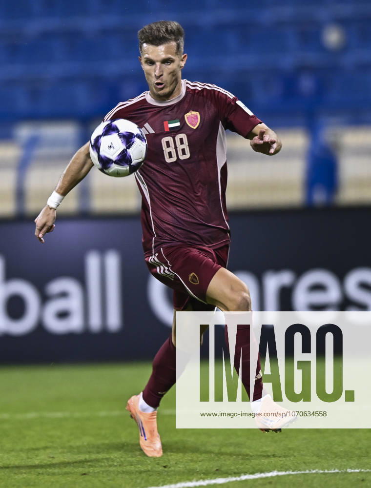 AFC CHAMPIONS LEAGUE ELITE, AL GHARAFA SC V AL WAHDA FC Darko Lazovic of Al Wahda FC in action during the AFC Champions League elite west football match between Qatar s Al Gharafa SC and United Arab Emirates Al Wahda FC at Thani Bin Jassim Stadium in Doha, Qatar on December 22, 2025. DOHA Qatar