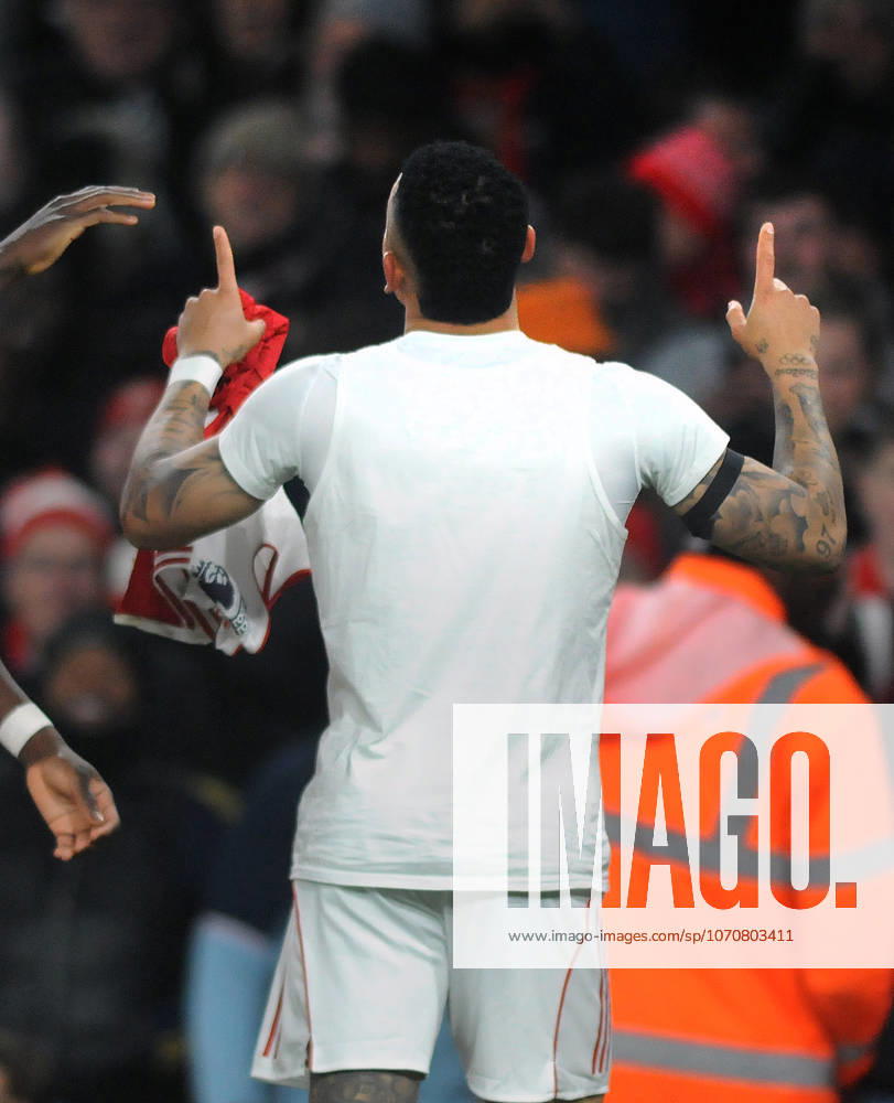 Football - 2025 2026 Premier League - Arsenal vs Aston Villa - Emirates Stadium - Tuesday 30th December 2025 Gabriel Jesus of Arsenal celebrates scoring goal no 4 with his shirt off