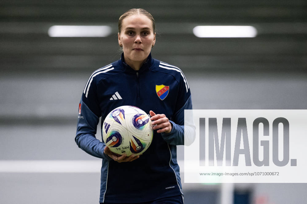 Nanne Ruuskanen under en träning med Djurgarden den 7 januari 2026 i Stockholm.