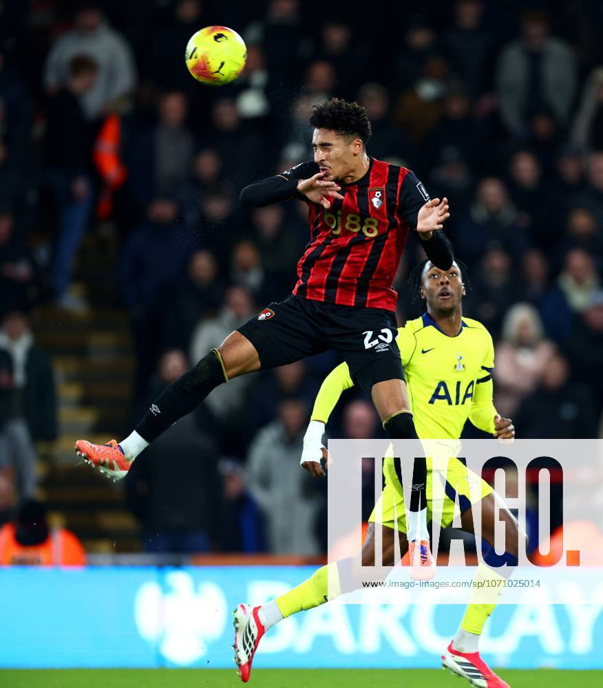 James Hill of AFC Bournemouth AFC Bournemouth v Tottenham Hotspur, Premier League, Football, Vitality Stadium, Bournemouth, UK - 07 Jan 2026Bournemouth Vitality Stadium United Kingdom