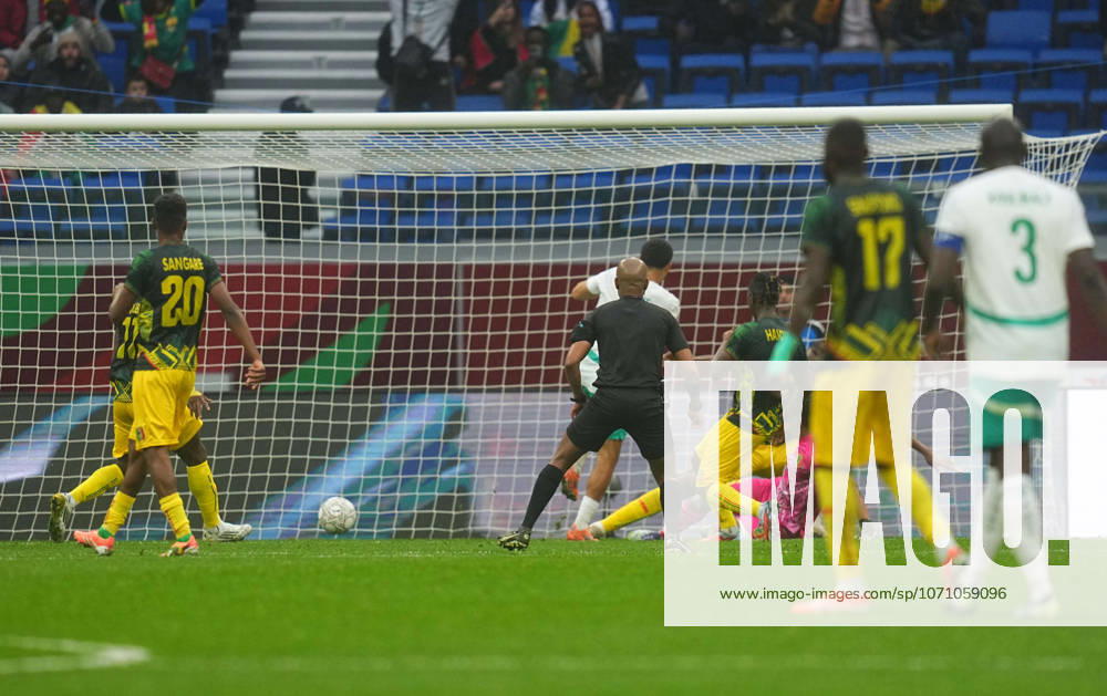 Iliman Cheikh Baroy Ndiaye (Senegal) scores and celebrates his teams first goal during the Africa Cup Of Nations match between Senegal and Mali at Tangier Stadium on January 9, 2026 in Tangier, Morocco. (Photo by Thor Wegner DeFodi Images) -