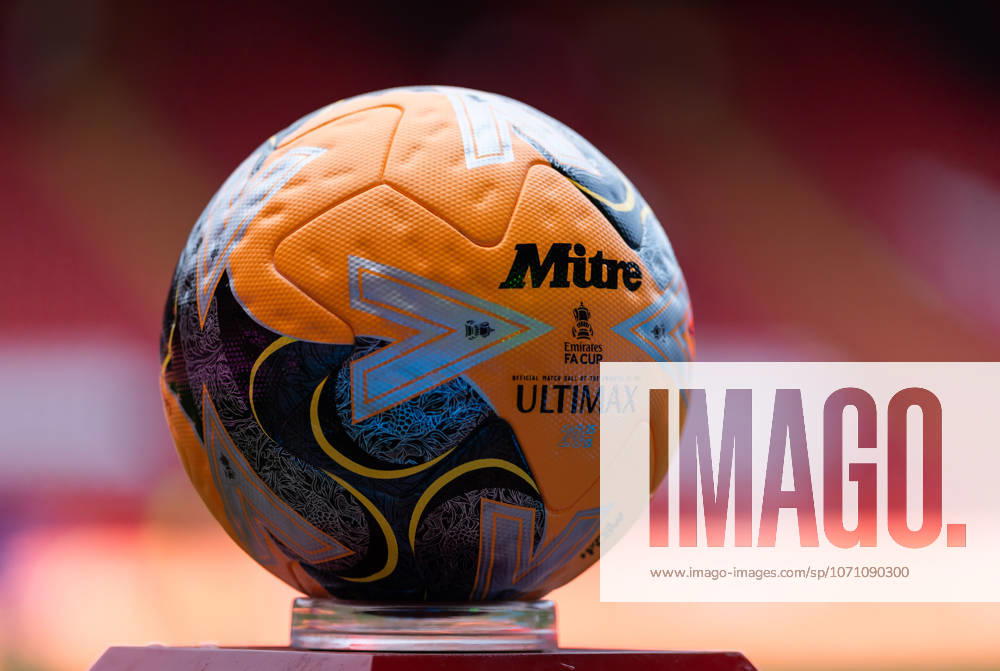 Charlton Athletic v Chelsea Emirates FA Cup Detail view of a Mitre Ultimax Emirates FA Cup match ball before the Emirates FA Cup Third Round match at The Valley, London 10 01 2026 UK Newspapers OUT
