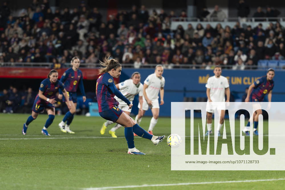 FC Barcelona, Barca Femeni v Madrid CFF - Liga F Moeve Alexia Putellas takes a penalty during the Liga F Moeve match between FC Barcelona and Madrid CFF at Estadi Johan Cruyff in Barcelona, Spain, on January 10, 2026. Barcelona Spain